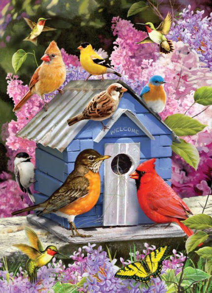 Cobble Hill Spring Birdhouse Puzzle - 1,000 Pieces