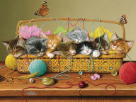 Title: Basket Case of Kittens 500 Piece Jigsaw Puzzle