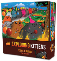 Title: Exploding Kittens: Time to Pawty 500 Piece Puzzle