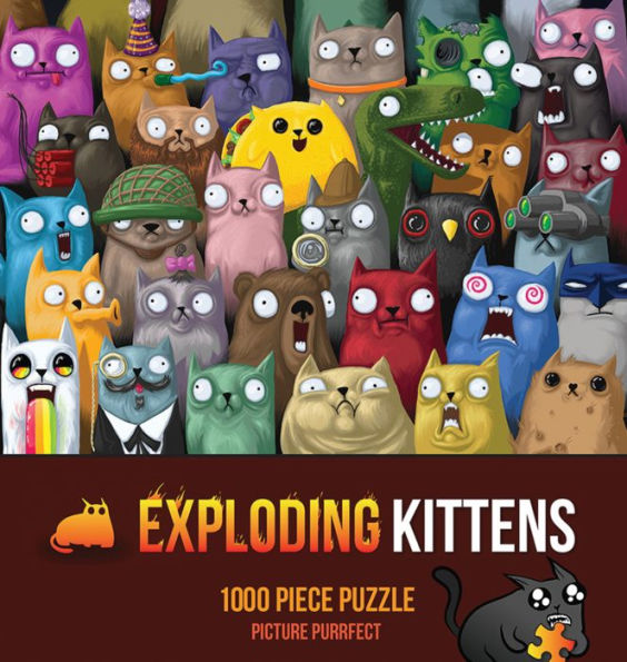 Exploding Kittens: Picture Purrfect 1000 Piece Puzzle