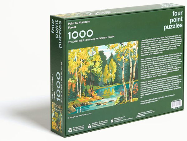 Paint By Numbers - Forest - 1000 Piece Puzzle