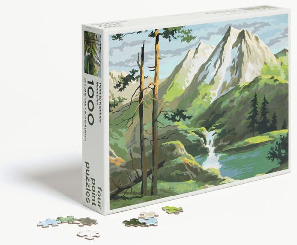 Paint By Numbers - Mountains - 1000 Piece Puzzle