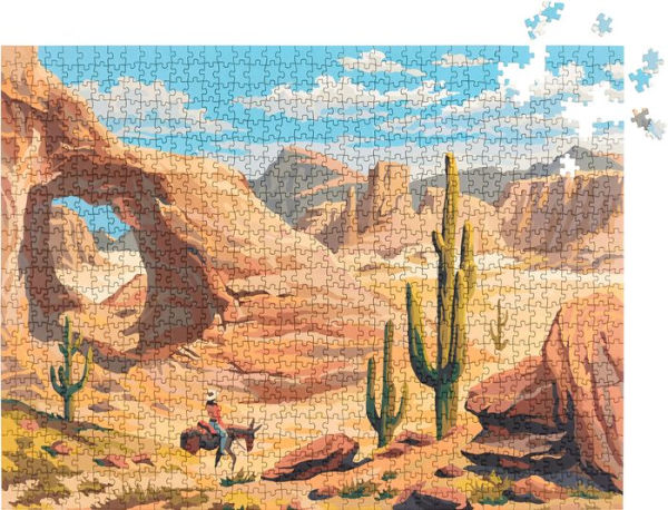 Paint By Numbers - Desert - 1000 Piece Puzzle