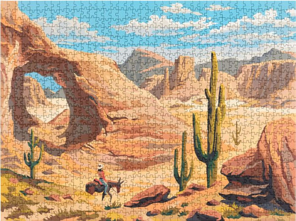 Paint By Numbers - Desert - 1000 Piece Puzzle