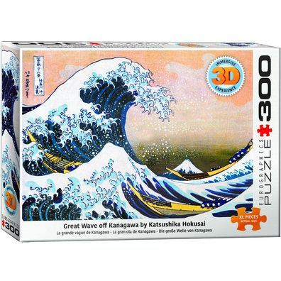 Great Wave Lenticular 300 XL Piece Puzzle