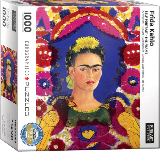 Frida Kahlo - Self Portrait, The Frame 1000 Piece Puzzle by ...