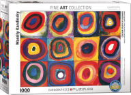Title: Kandinsky Study Squares 1000 Piece Jigsaw Puzzle