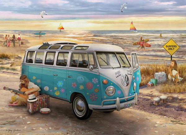 VW Love & Hope Bus 1000 PC Puzzle
