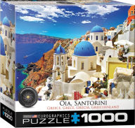 Title: HDR - Santorini-Greece Photography 1000 Piece Puzzle
