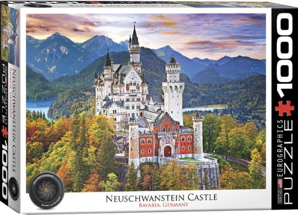 HDR Neuschwantstein 1000 Piece Puzzle