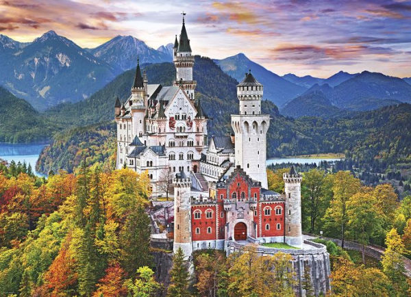 HDR Neuschwantstein 1000 Piece Puzzle