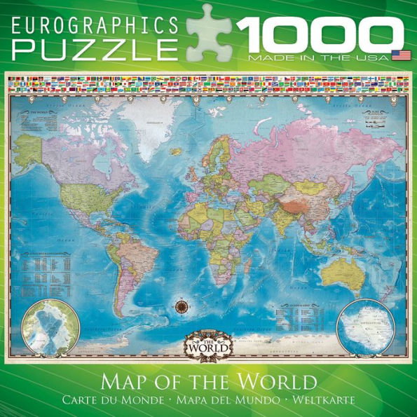 Map of the World 1000 Piece Jigsaw Puzzle
