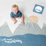 Alternative view 3 of Baby's First Year Blanket/Cards - I Will Move Mountains