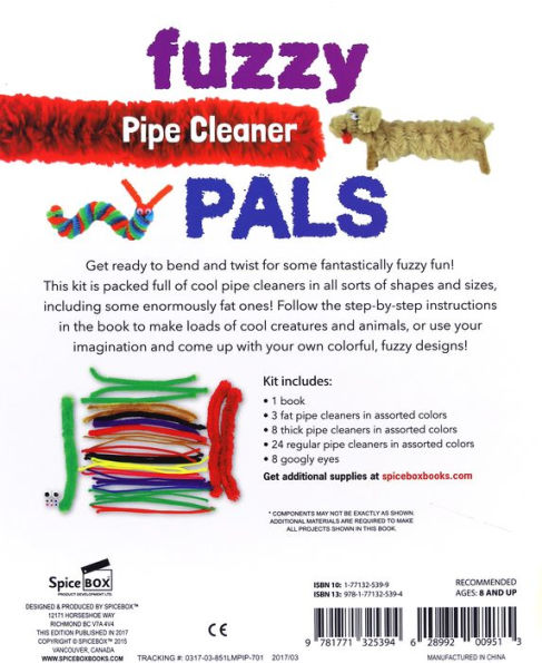 Let's Make Fuzzy Pipe Cleaner Pals by SpiceBox