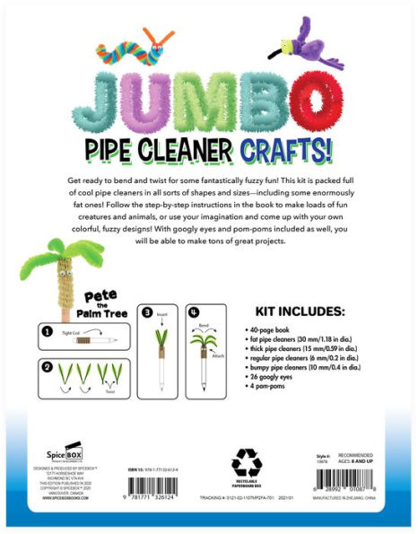 MAKE AND PLAY JUMBO PIPE CLEANER CRAFTS