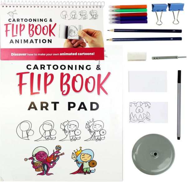 We're re-releasing our best selling Flip Book Kit! We know first steps into  animation can be intimidating, so we've included a simple animation you  can, By Molcey