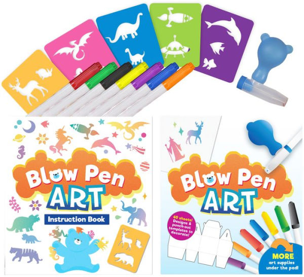 SpiceBox Imagine It! Blow Pen Art Kit