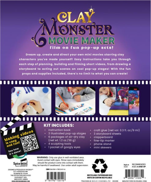 Kits for Kids Clay Monster Movie Maker