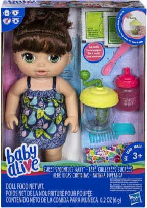 baby alive sweet spoonfuls baby doll