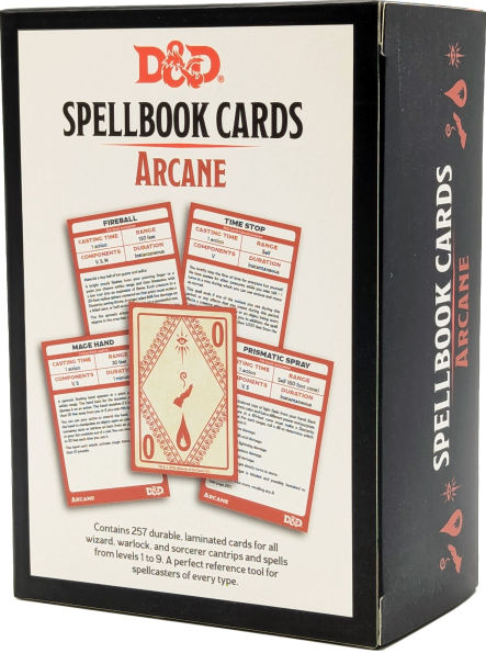 D&D Spellbook Cards Arcane