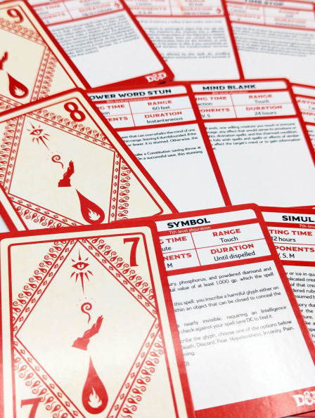 D&D Spellbook Cards Arcane