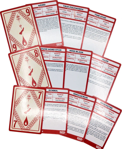 D&D Spellbook Cards Arcane