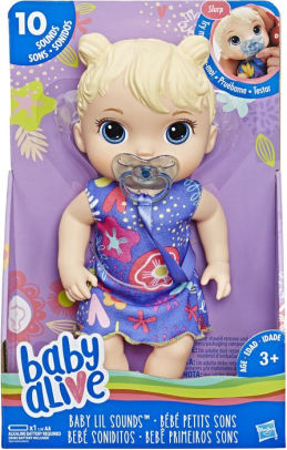Baby Alive Baby Lil Sounds- Blonde Hair 