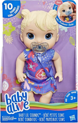 Baby Alive Baby Lil Sounds Blonde Hair By Hasbro Inc Barnes Noble