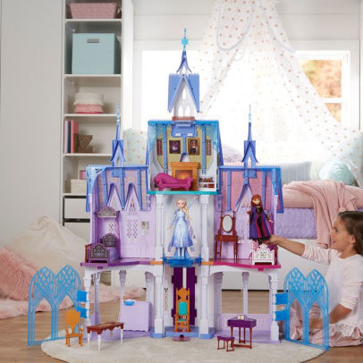 elsa barbie castle