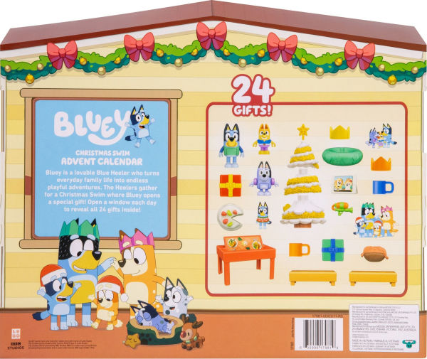 Bluey Christmas Swim Advent Calendar