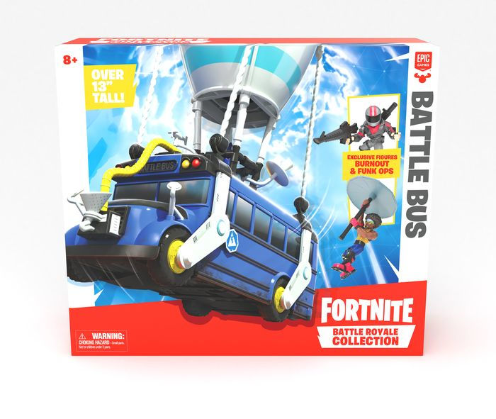 Fortnite Battle Bus Display Set by License 2 Play | Barnes & Noble®