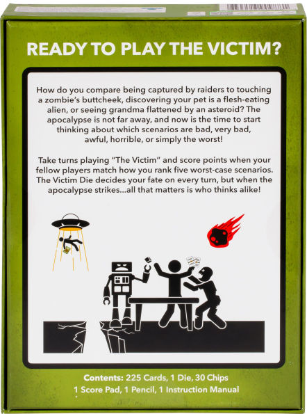 Worst-Case Scenario Apocalypse Card Game by Moose Games