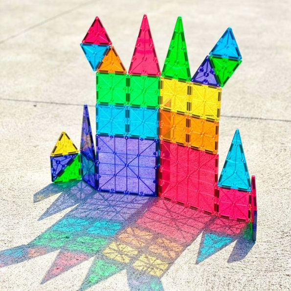  MAGNA-TILES Grand Prix 50-Piece Magnetic Construction