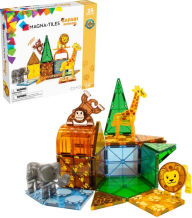 Title: MAGNA-TILES Safari Animals 25-Piece Magnetic Construction Set, The ORIGINAL Magnetic Building Brand