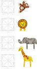 Alternative view 4 of MAGNA-TILES Safari Animals 25-Piece Magnetic Construction Set, The ORIGINAL Magnetic Building Brand