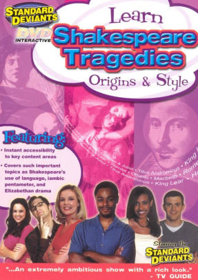 The Standard Deviants Shakespeare Tragedies Origins And Style Dvd Barnes Noble