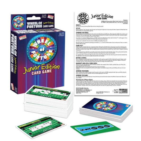 Wheel of Fortune Junior Edition Card Game