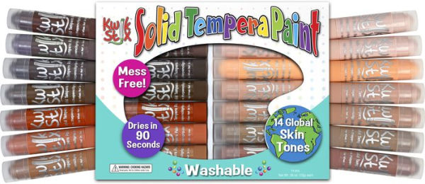 The Pencil Grip Kwik Stix Solid Tempera Paint Combo Pack, Set of 24,  Assorted Colors