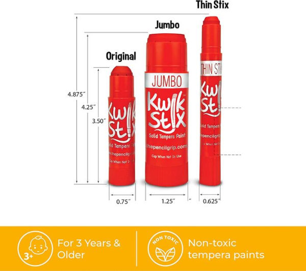 Kwik Stix Earth Tone 6 Color Set