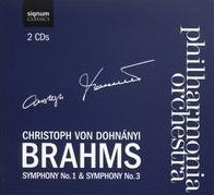 Brahms: Symphony No. 1; Symphony No. 3