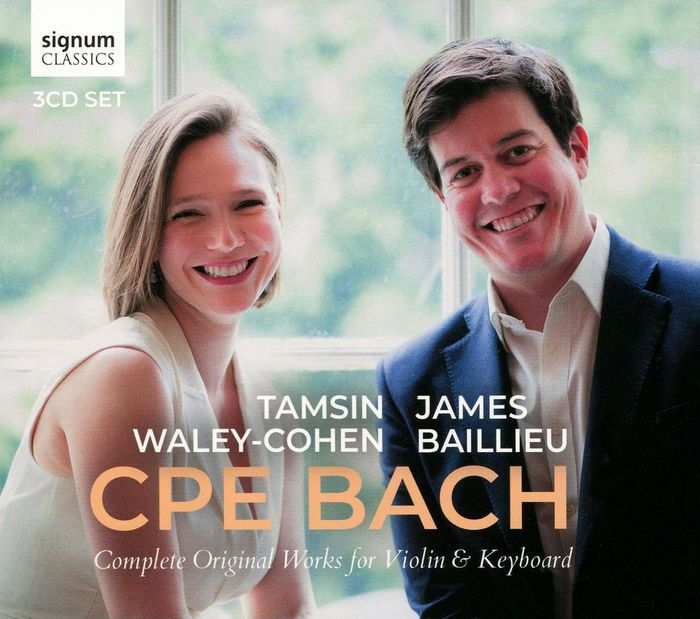 CPE Bach: Complete Original Works for Violin & Keyboard by Tamsin Waley ...