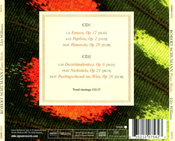 Robert Schumann: Piano Works