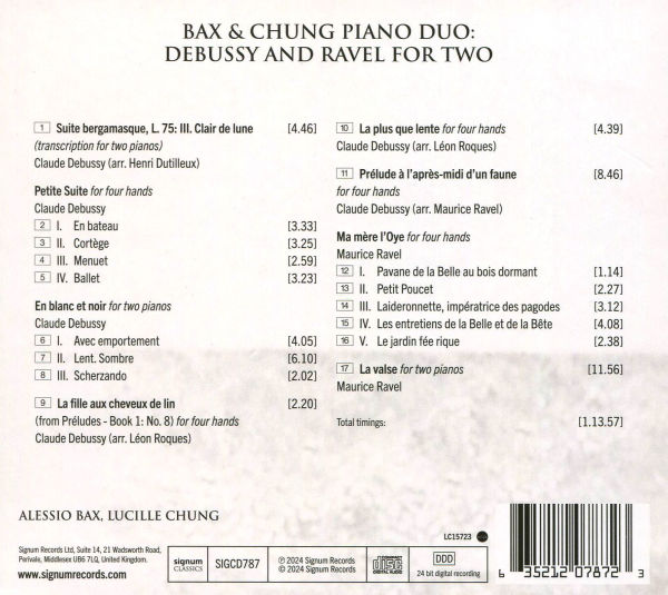 Debussy and Ravel for Two