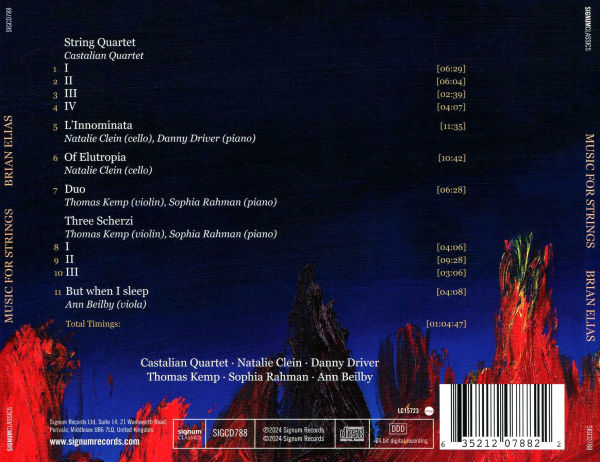 Brian Elias: Music for Strings