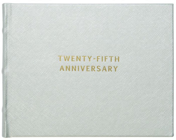 Silver Anniversary Anniversary Guest Book