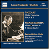 Mozart: Violin Concertos 4 & 5; Mendelssohn: Violin Concerto