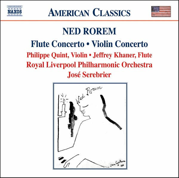 Ned Rorem: Flute Concerto; Violin Concerto