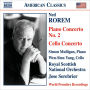 Ned Rorem: Piano Concerto No. 2; Cello Concerto