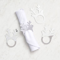 Title: Mirrored Reindeer Napkin Rings