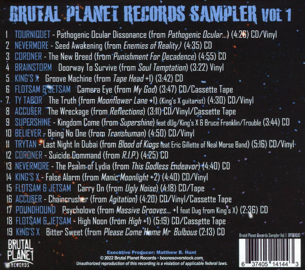 Brutal Planet Records Sampler